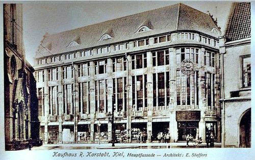 Kaufhaus Karstadt in kiel 1910