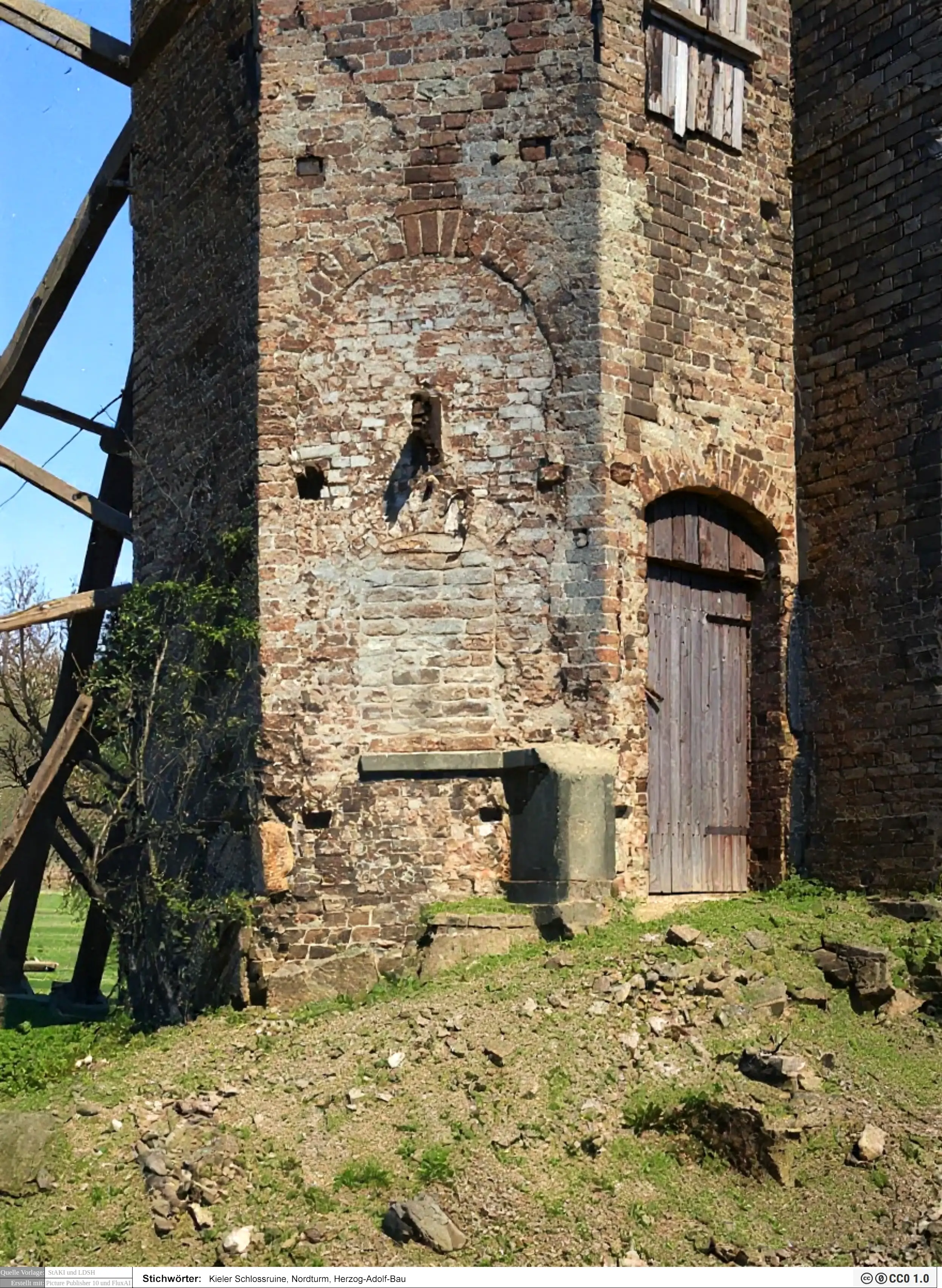 Kieler Schlossruine,Nordturm,Herzog-Adolf-Bau