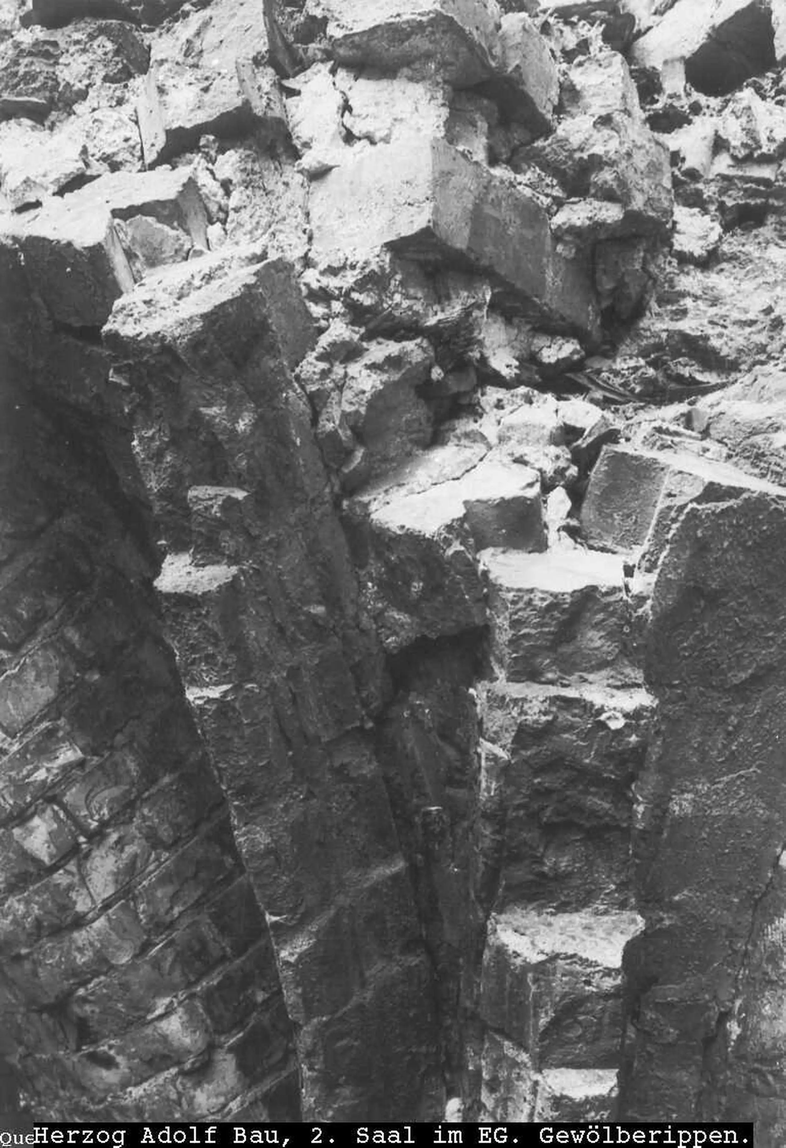 Kieler Schlossruine,Gewölberippen,Herzog-Adolf-Bau