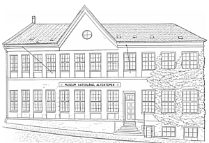 Aufriss vaterländisches Museum kiel