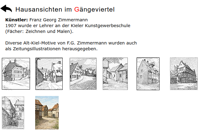 Auswahl Ansichten G�ngeviertel Kiel