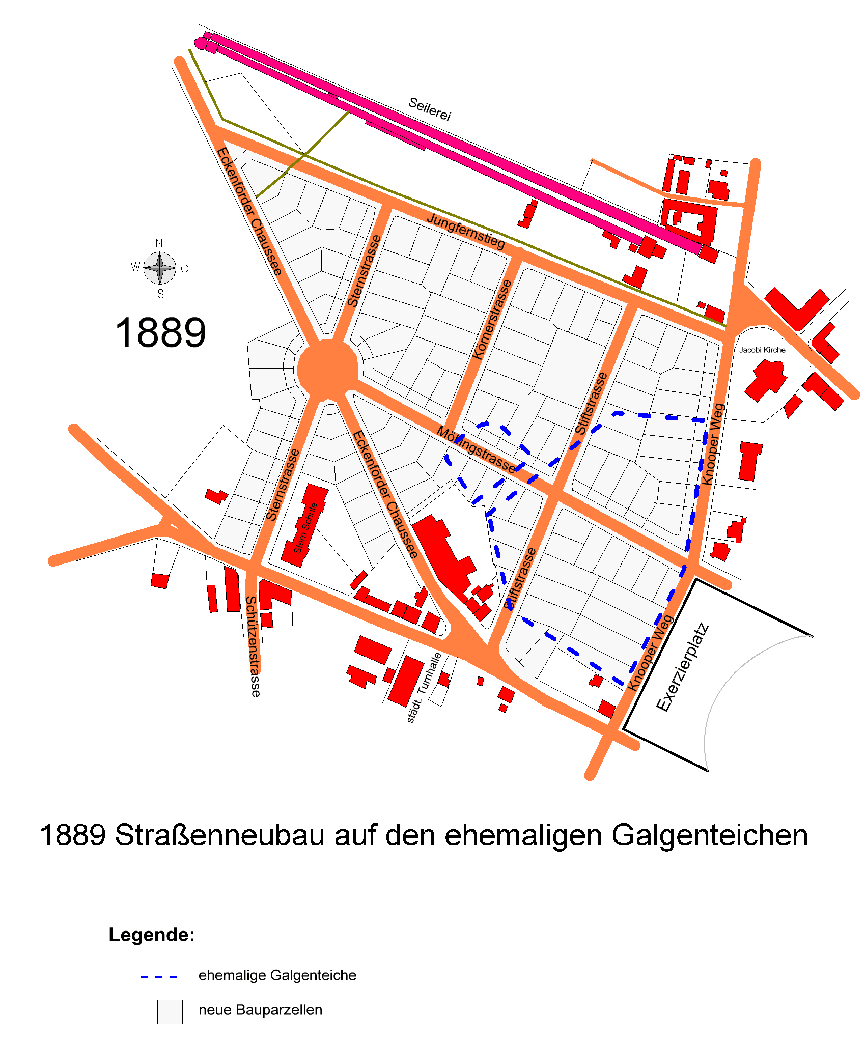 Kieler Galgenteiche 1889