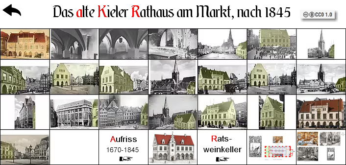 Auswahl Ansicht altes Kieler Rathaus