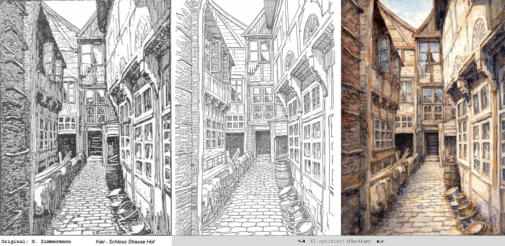 Kiel Fachwerkhaus Hof Schloss-Strasse-G_Zimmermann