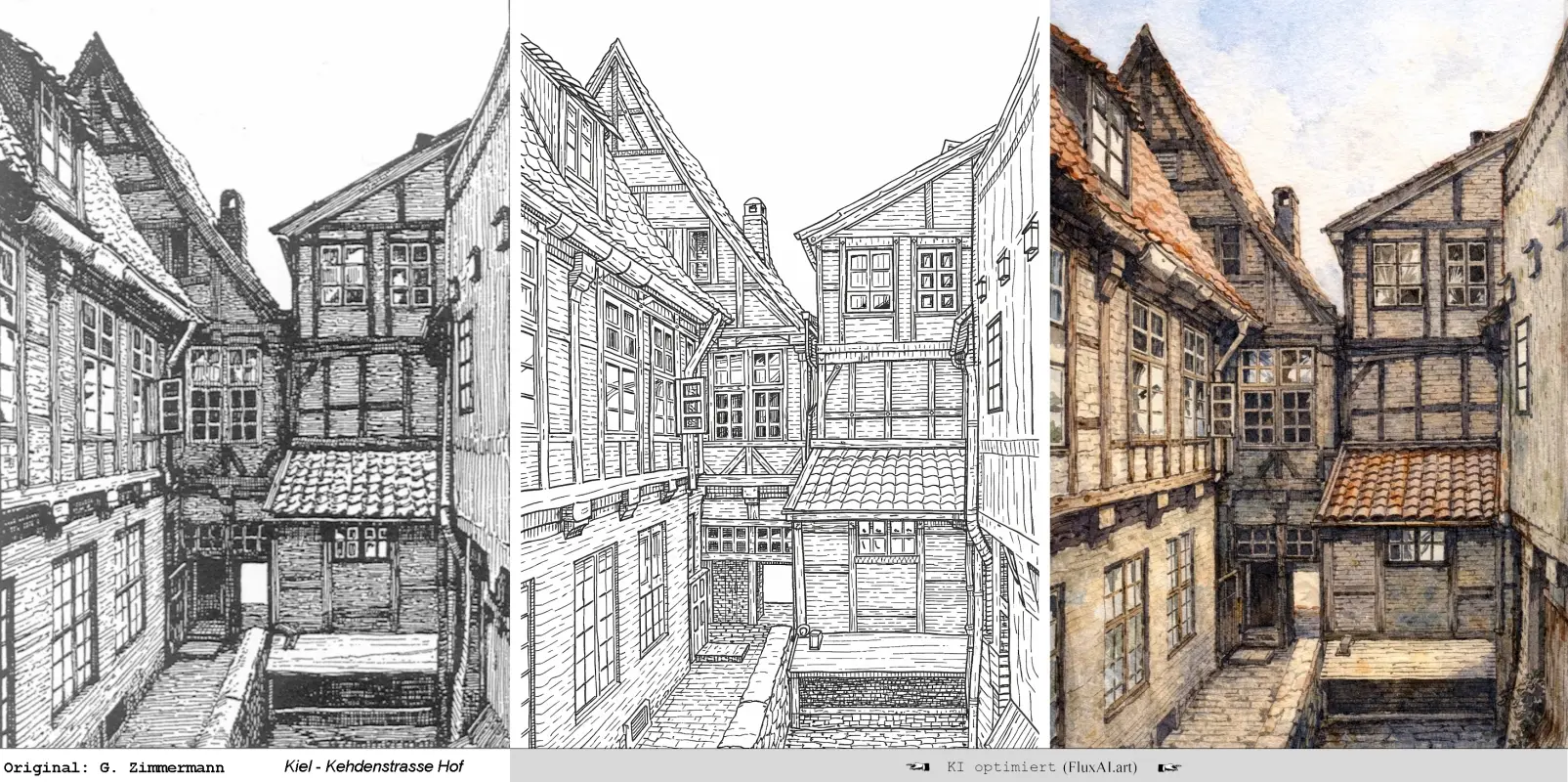 Kiel-Fachwerk-Kehdenstrasse_Hof- G. Zimmermann