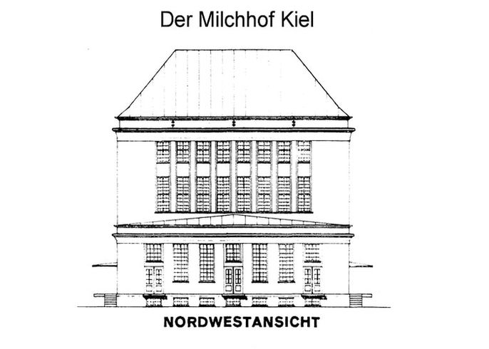 Aufriss Milchhof Kiel Nordwest