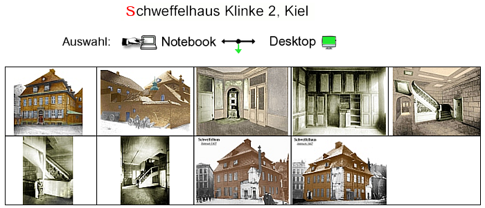 Auswahl Ansichten Schweffelhaus Kiel
