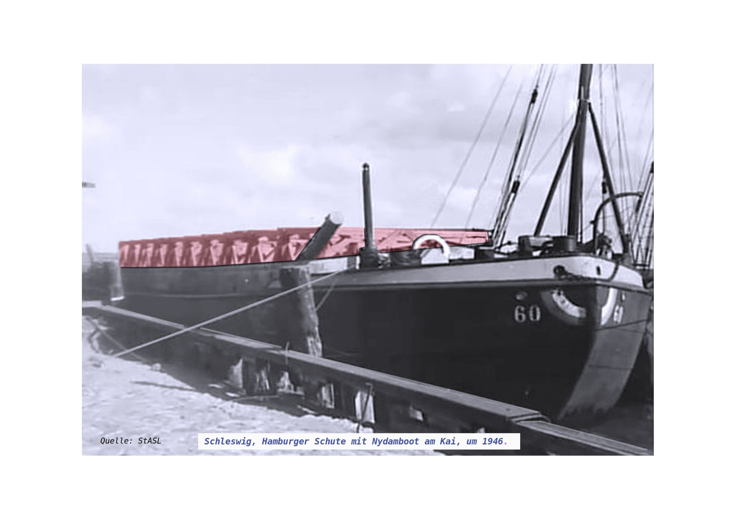 Schleswig Schute Nydamboot 1946