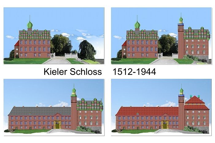 4 Ansichten_Kieler_Schloss