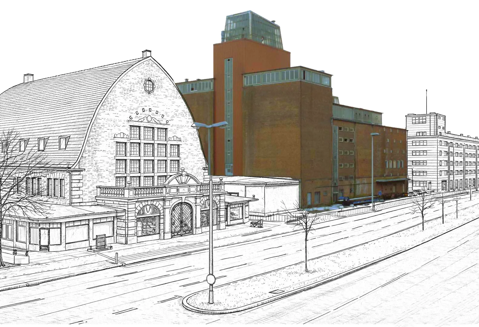 Flucht Sell-Speicher Kiel am Wall